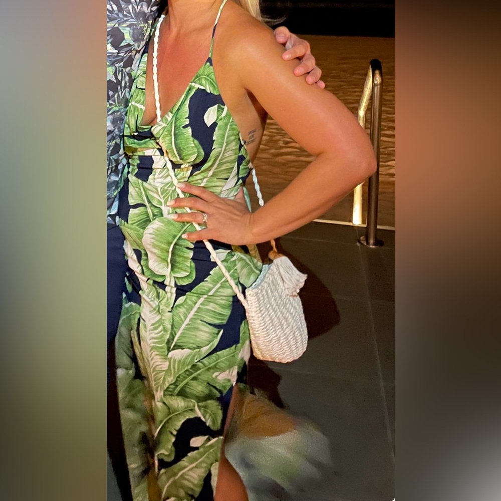 Tropical maxi dress fashion nova